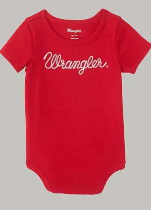 112346561 - Wrangler BABY GIRL'S ROPE LOGO BODYSUIT