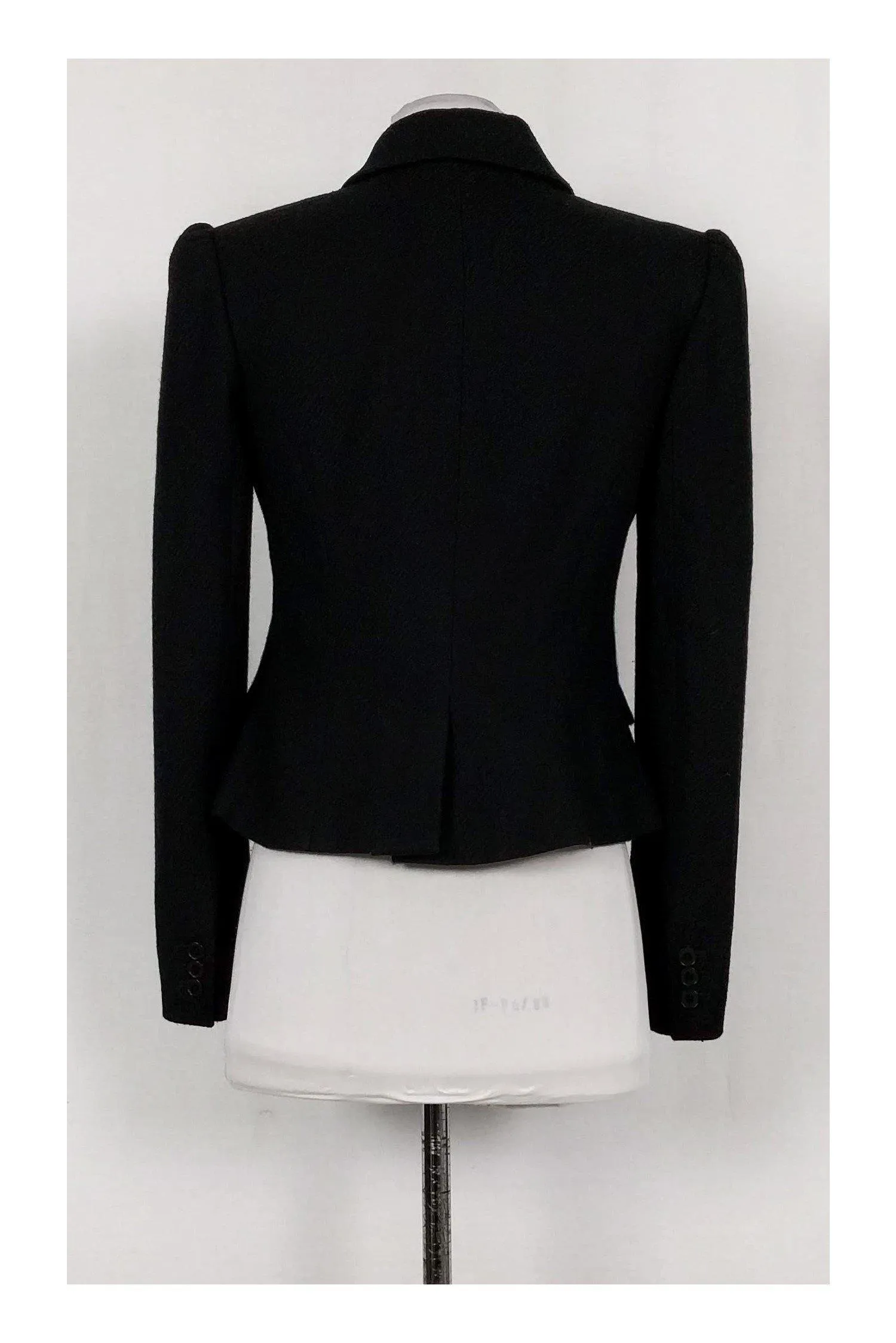 3.1 Phillip Lim - Black Wool Ribbed Blazer Sz 6