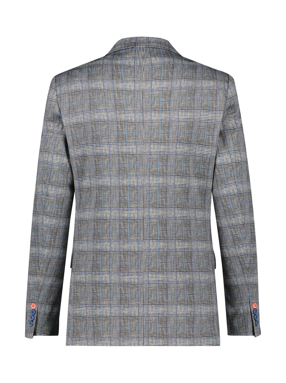 A Fish Named Fred - Travel Blazer - Grey Check