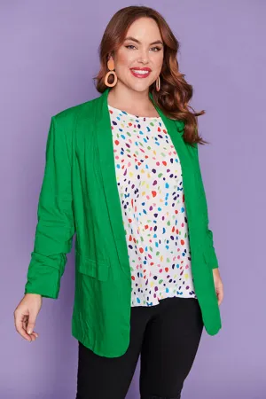 Allegra Green Blazer