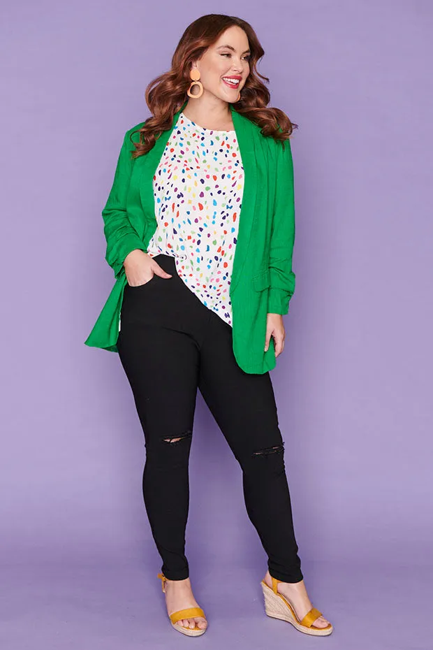 Allegra Green Blazer