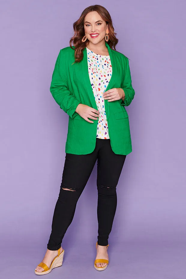 Allegra Green Blazer