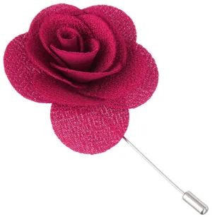 Amaranth Red Begonia Lapel Pin