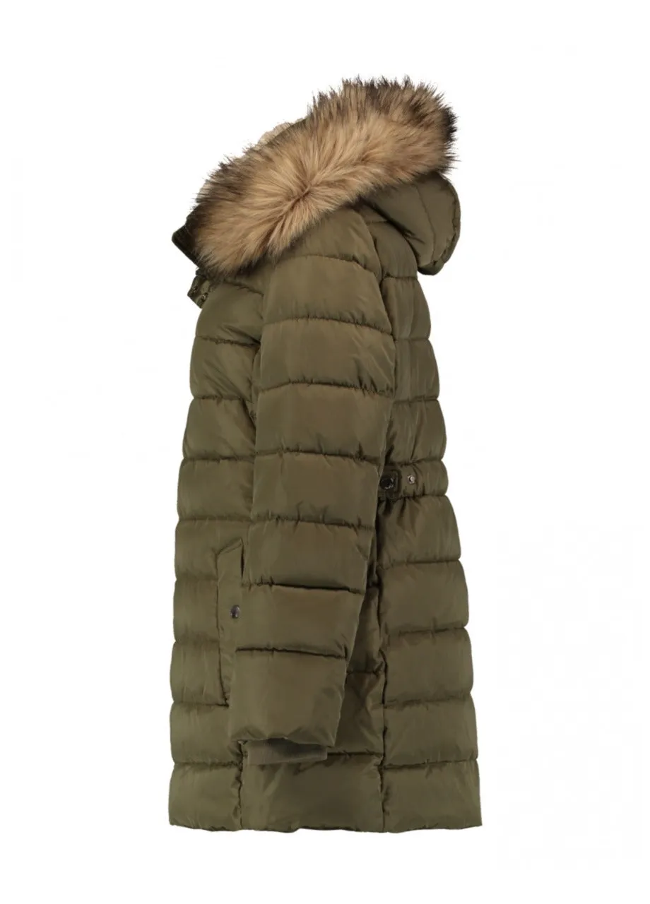 Anetta Khaki Puffer Jacket