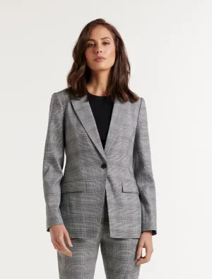 Ariel Check Co-Ord Blazer