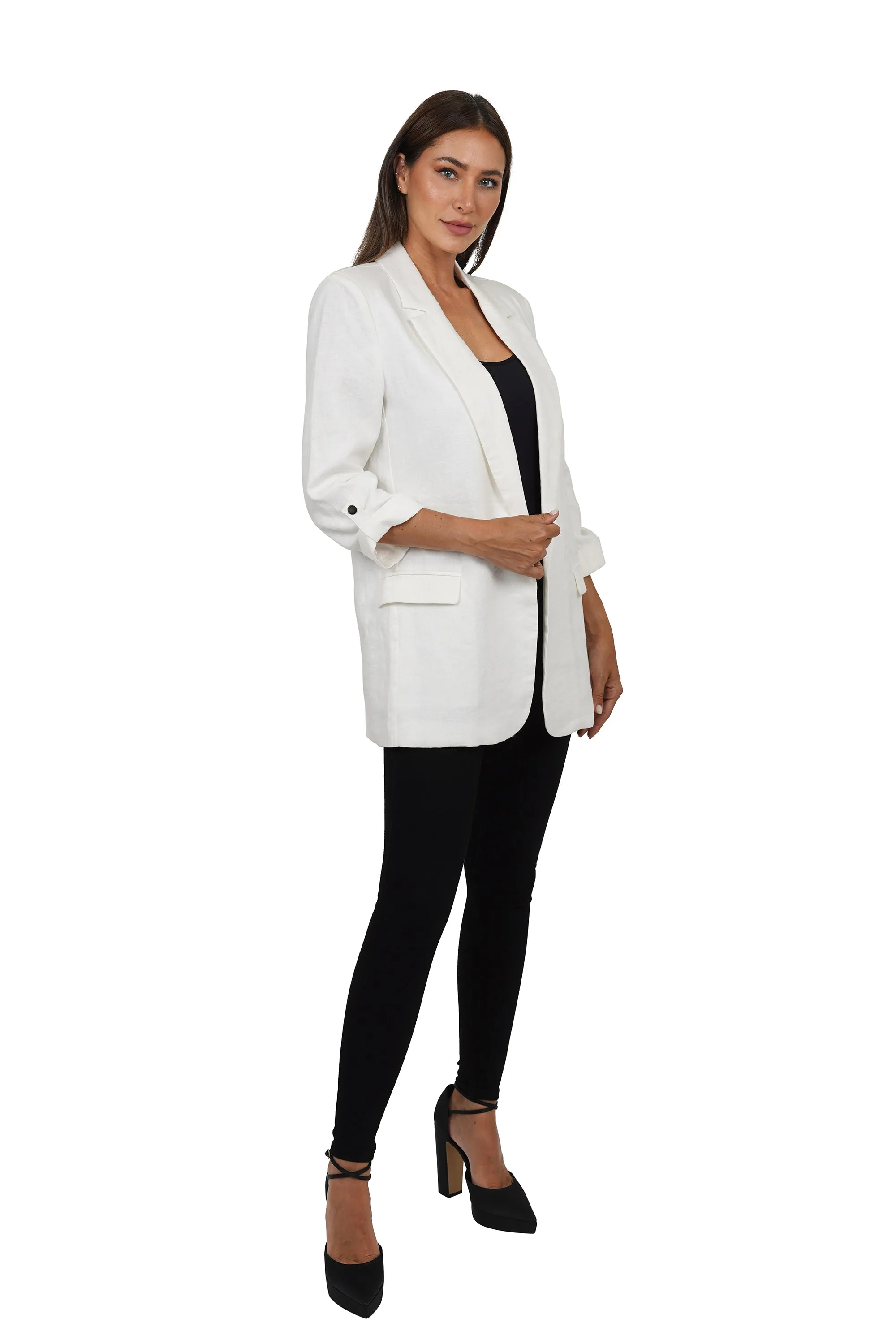 Asher Linen Blazer