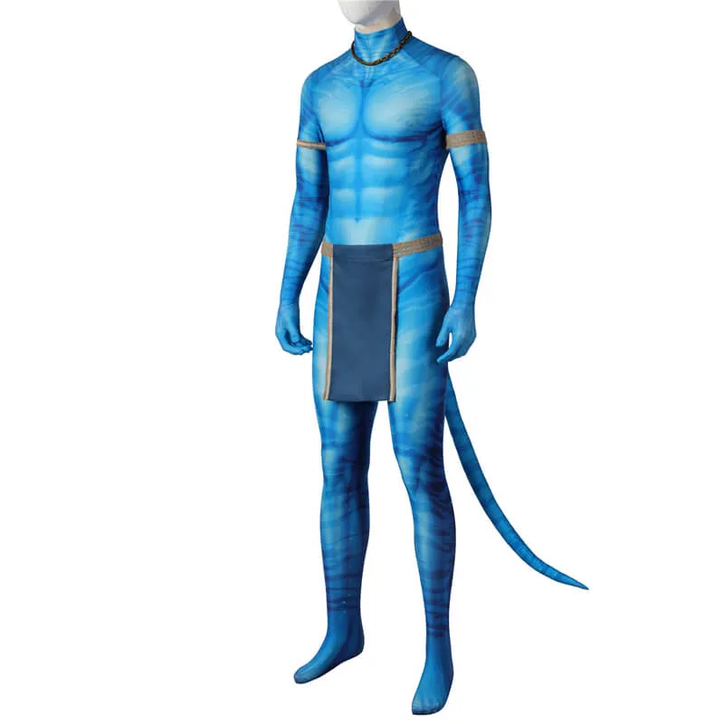 Avatar 2 The Way of Water Jake Sully Costumes 40D Polyester Cosplay Suit ACcosplay