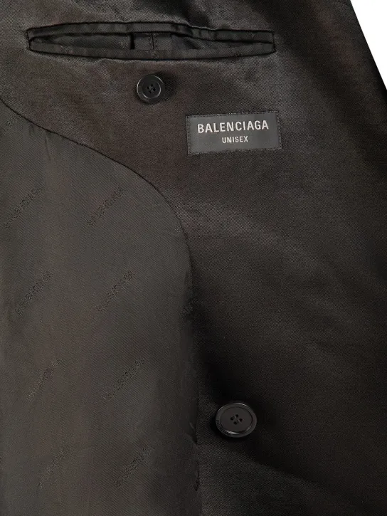 Balenciaga   New Steroid viscose &amp; cupro blazer 