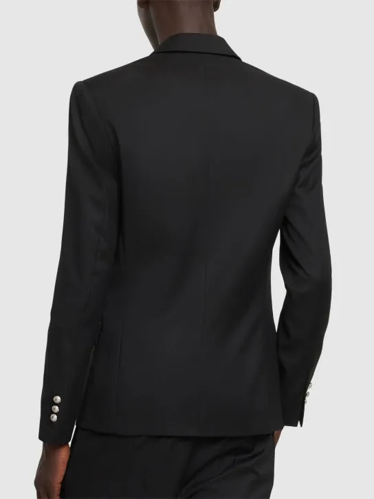 Balmain   Wool single breasted blazer 