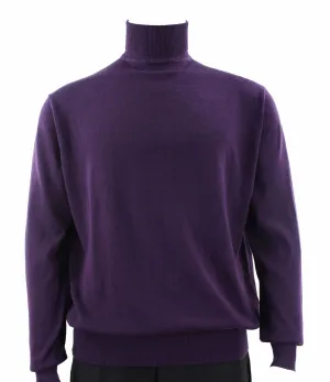 Bassiri L/S Turtleneck Purple Sweater 631