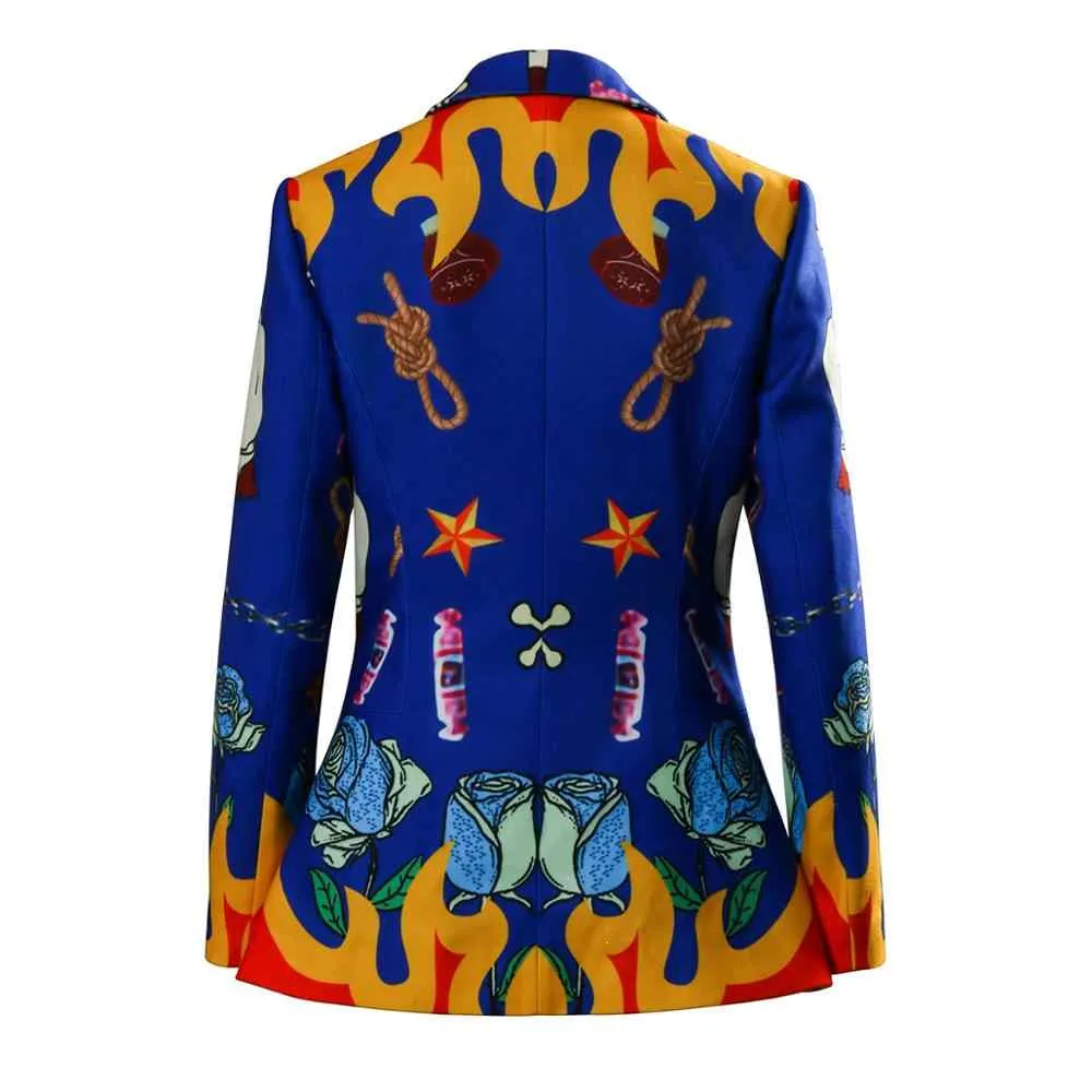 Birds of Prey Harley Quinn Blue Blazer Jacket