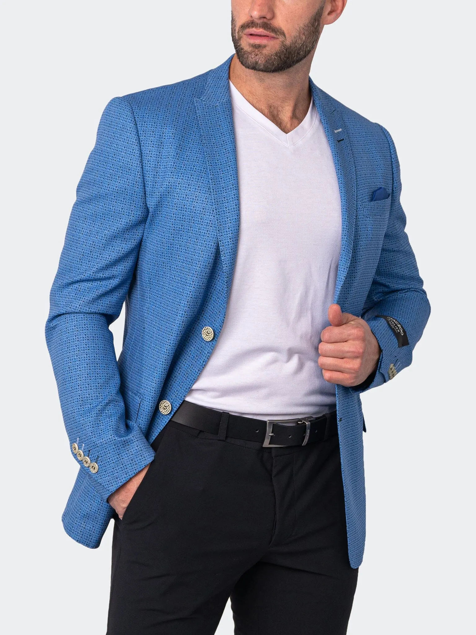 Blazer Unconstructed Micro Blue