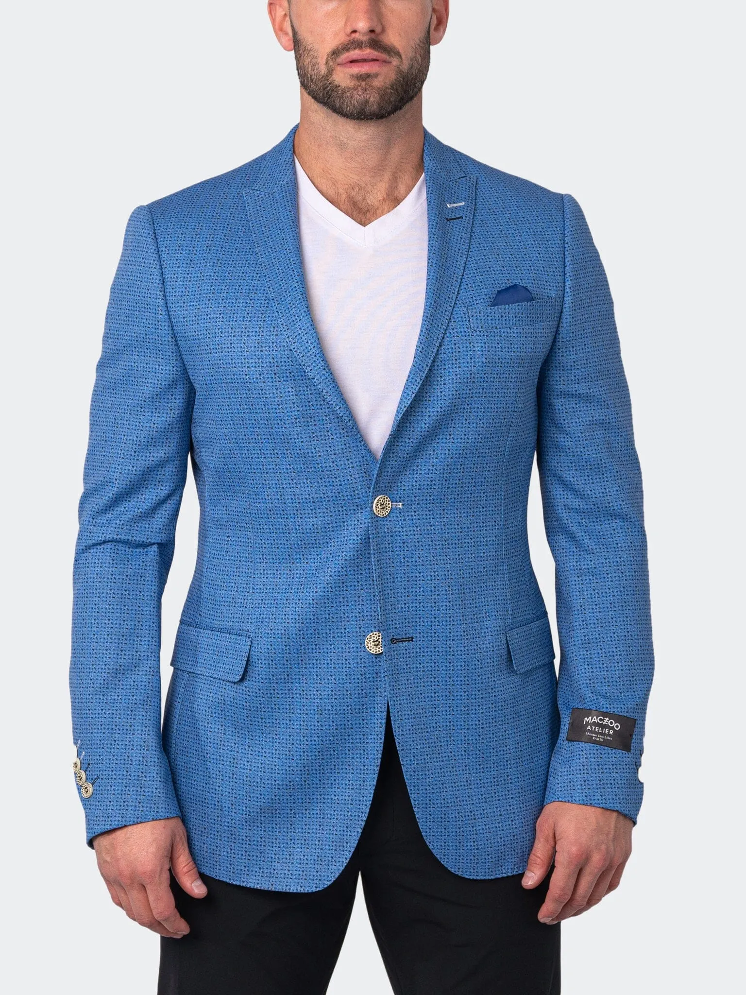 Blazer Unconstructed Micro Blue