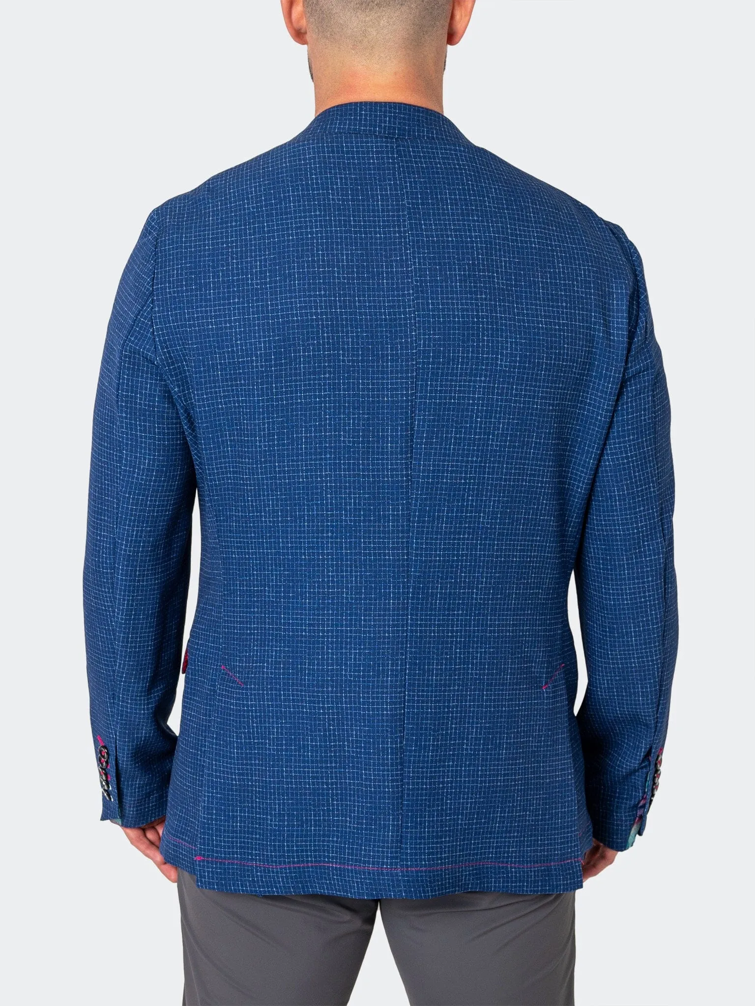 Blazer Unconstructed Squared Blue