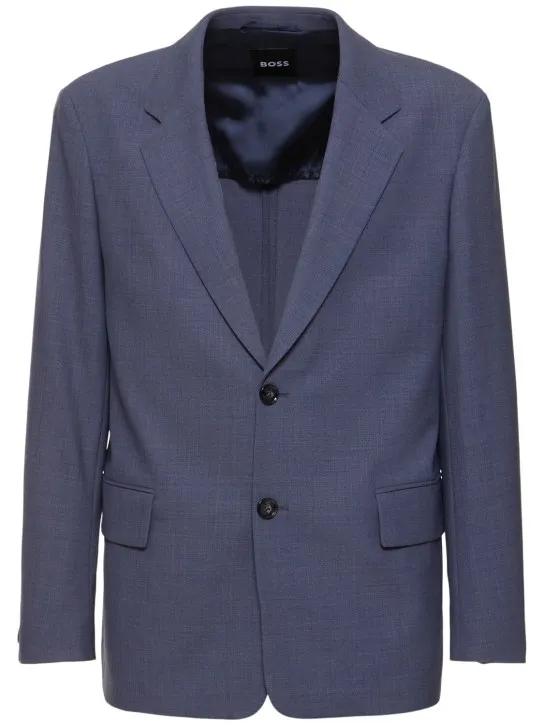 Boss   Cris single breast wool blend blazer 