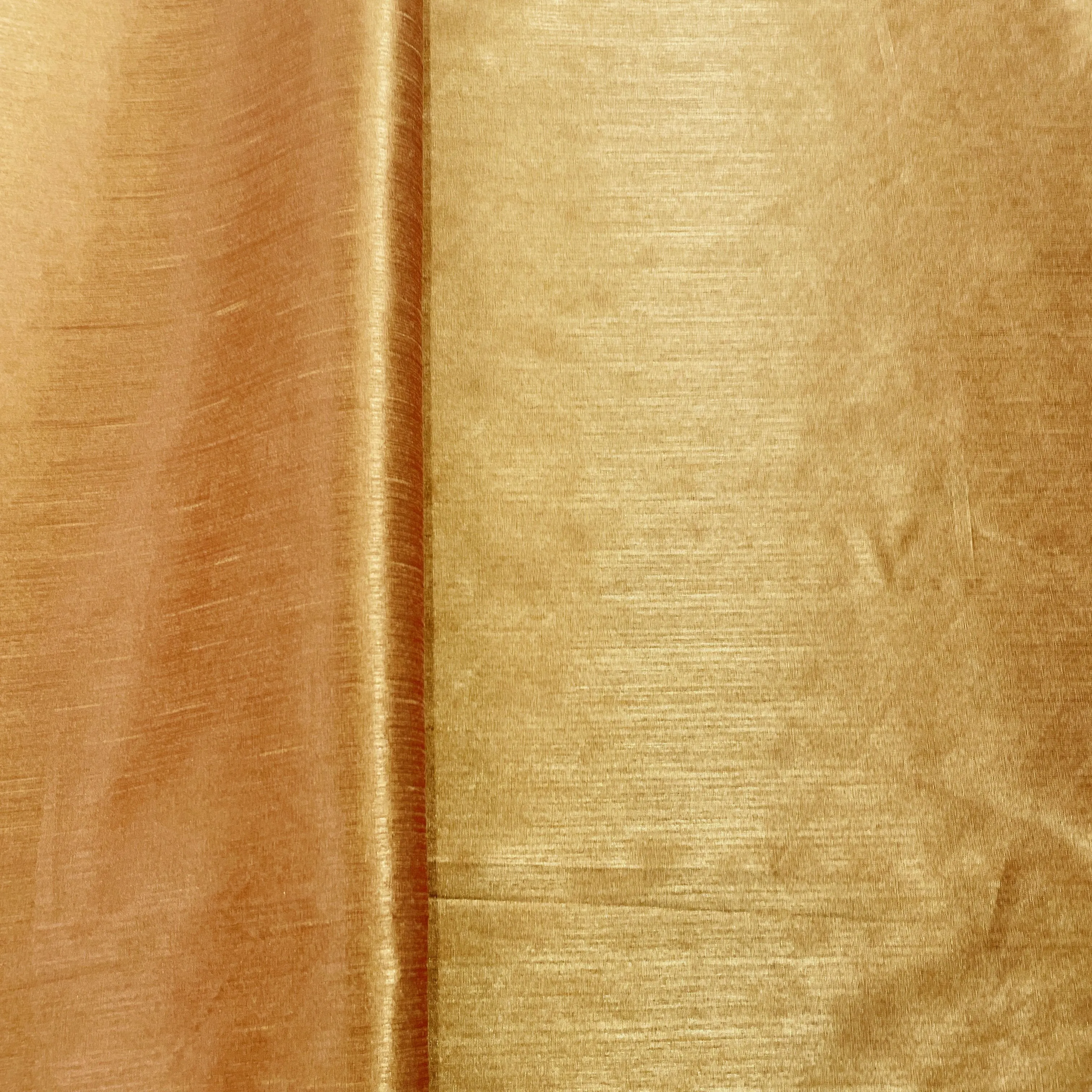 Brown Solid Silk Tafetta Fabric