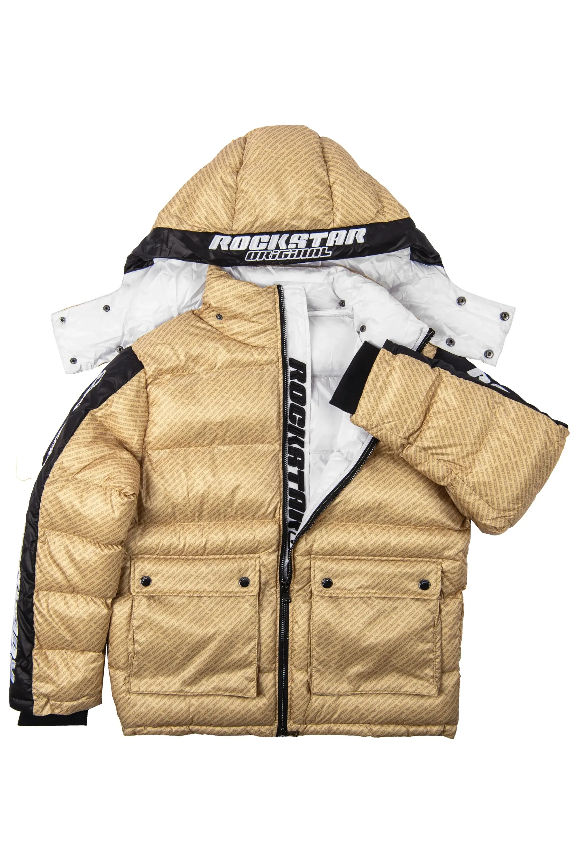 Bryson Puffer Jacket- Beige