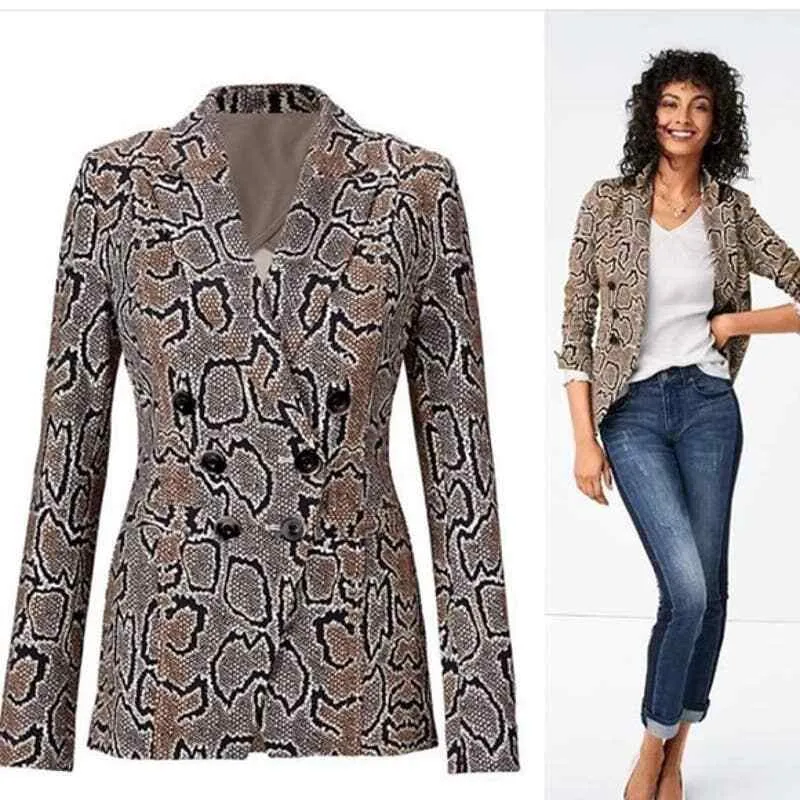 CABI PYTHON PRINT SNAKE PRINT BLAZER - 12