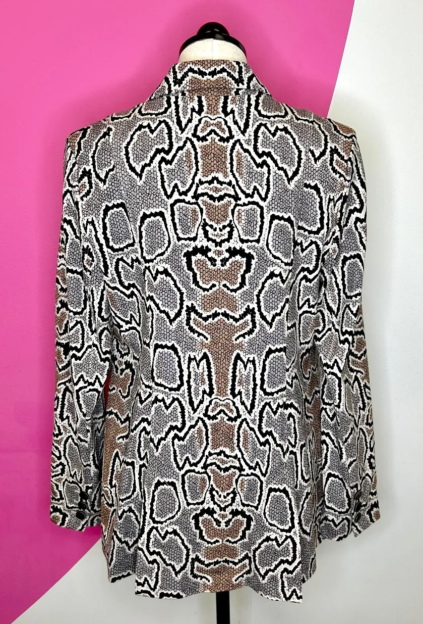 CABI PYTHON PRINT SNAKE PRINT BLAZER - 12