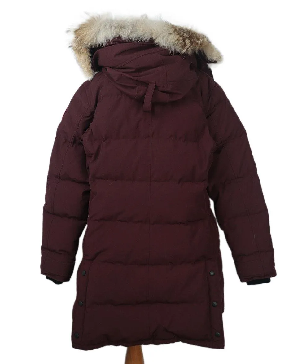 Canada Goose Burgundy Coat sz 12