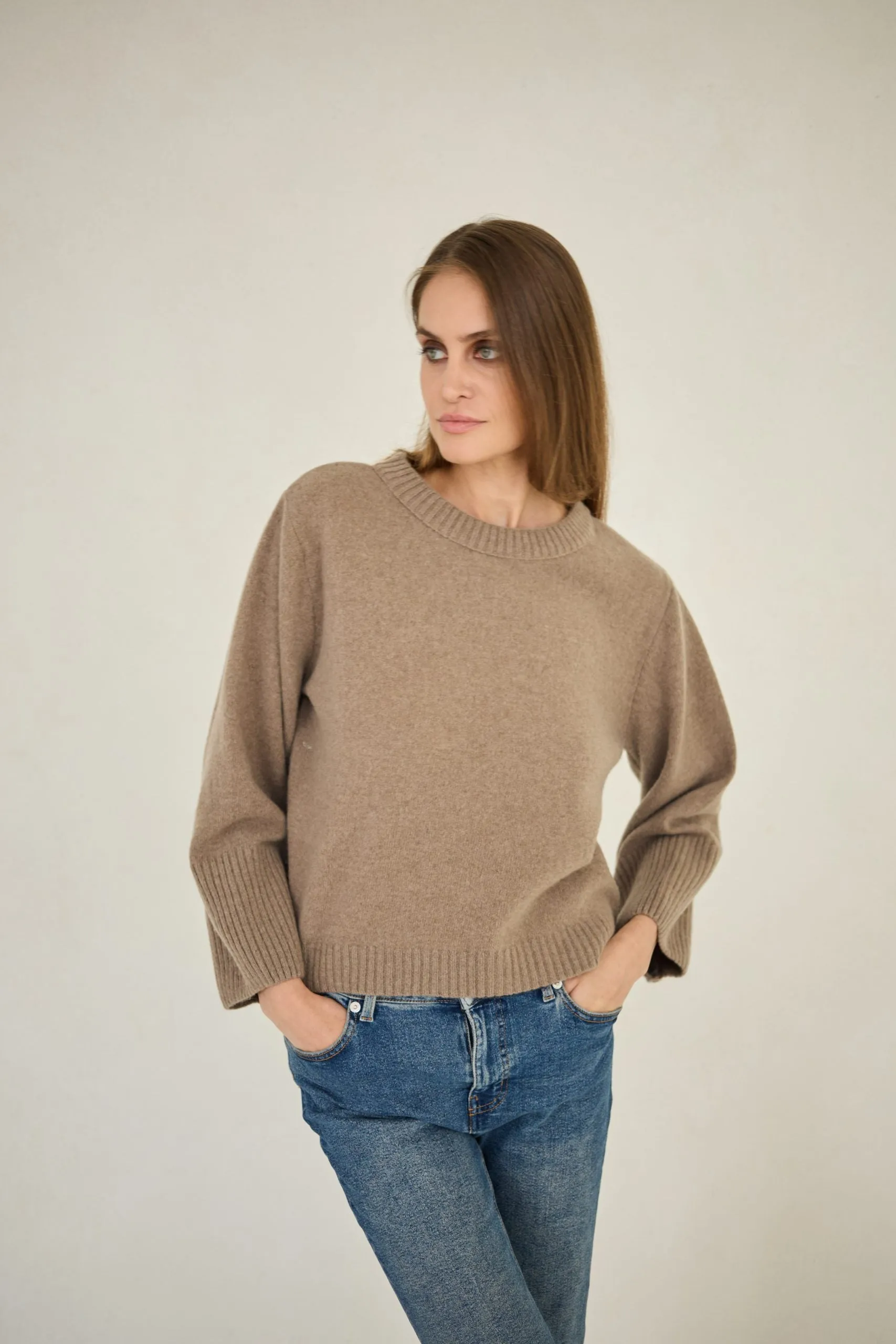 Cashmere Sweater Verona Taupe