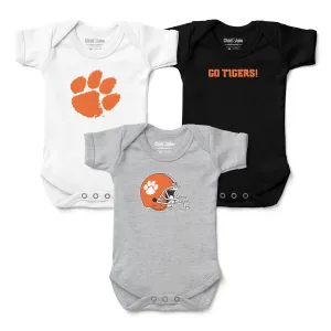 Clemson Tigers 3-Pack Bodysuit