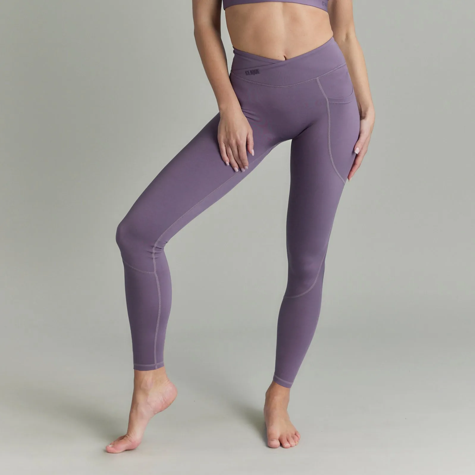 CLQ Tall Flex Tights - MAUVE