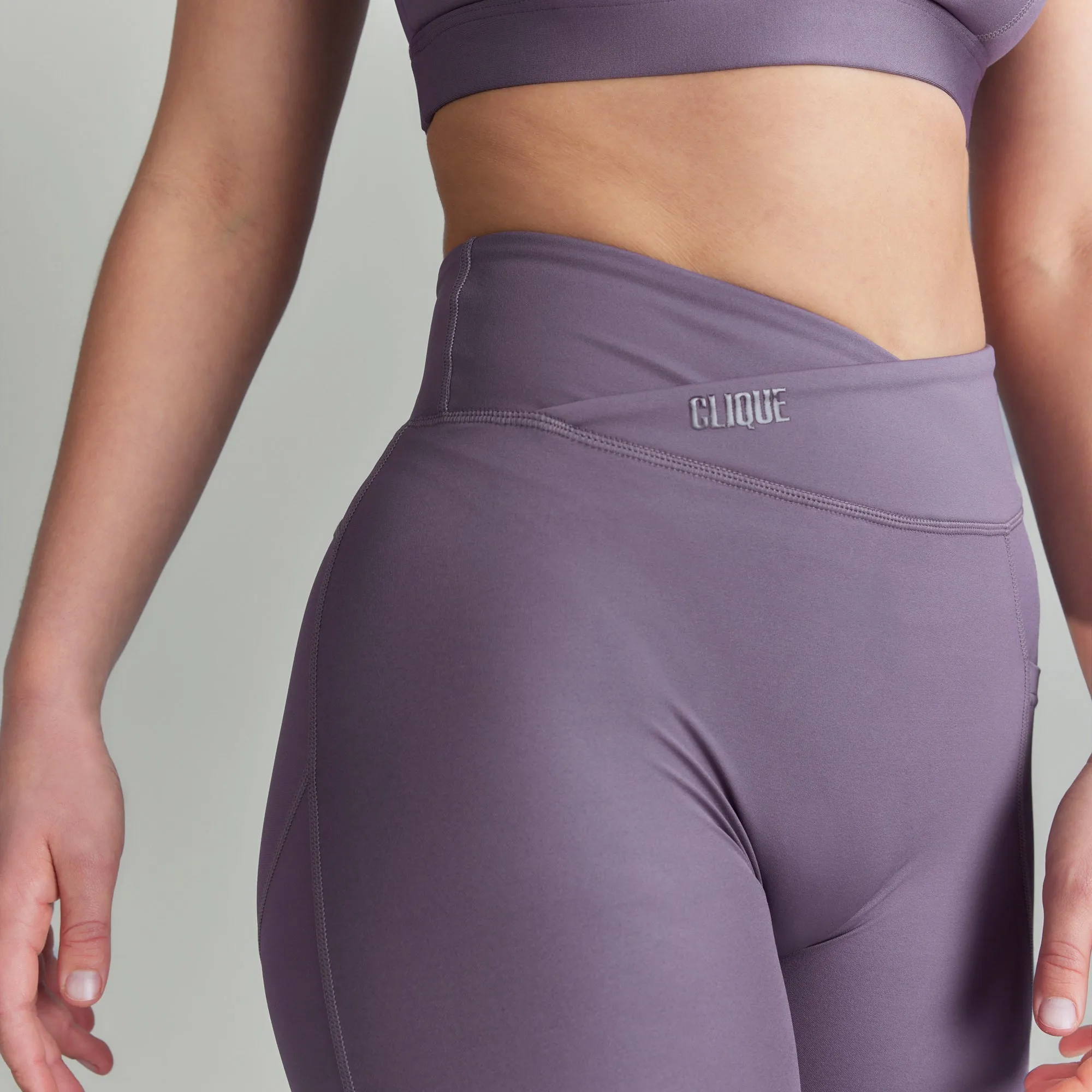 CLQ Tall Flex Tights - MAUVE