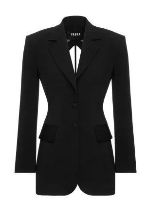 CUT-OUT SINGLE-BREASTED BLAZER