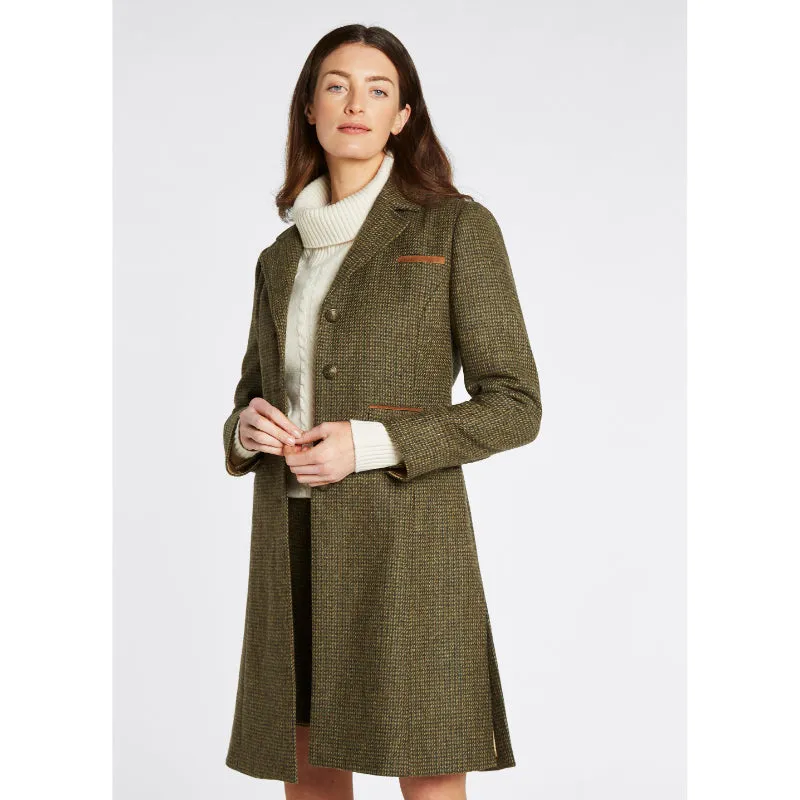 Dubarry Blackthorn 3/4 Length Tweed Coat - Heath