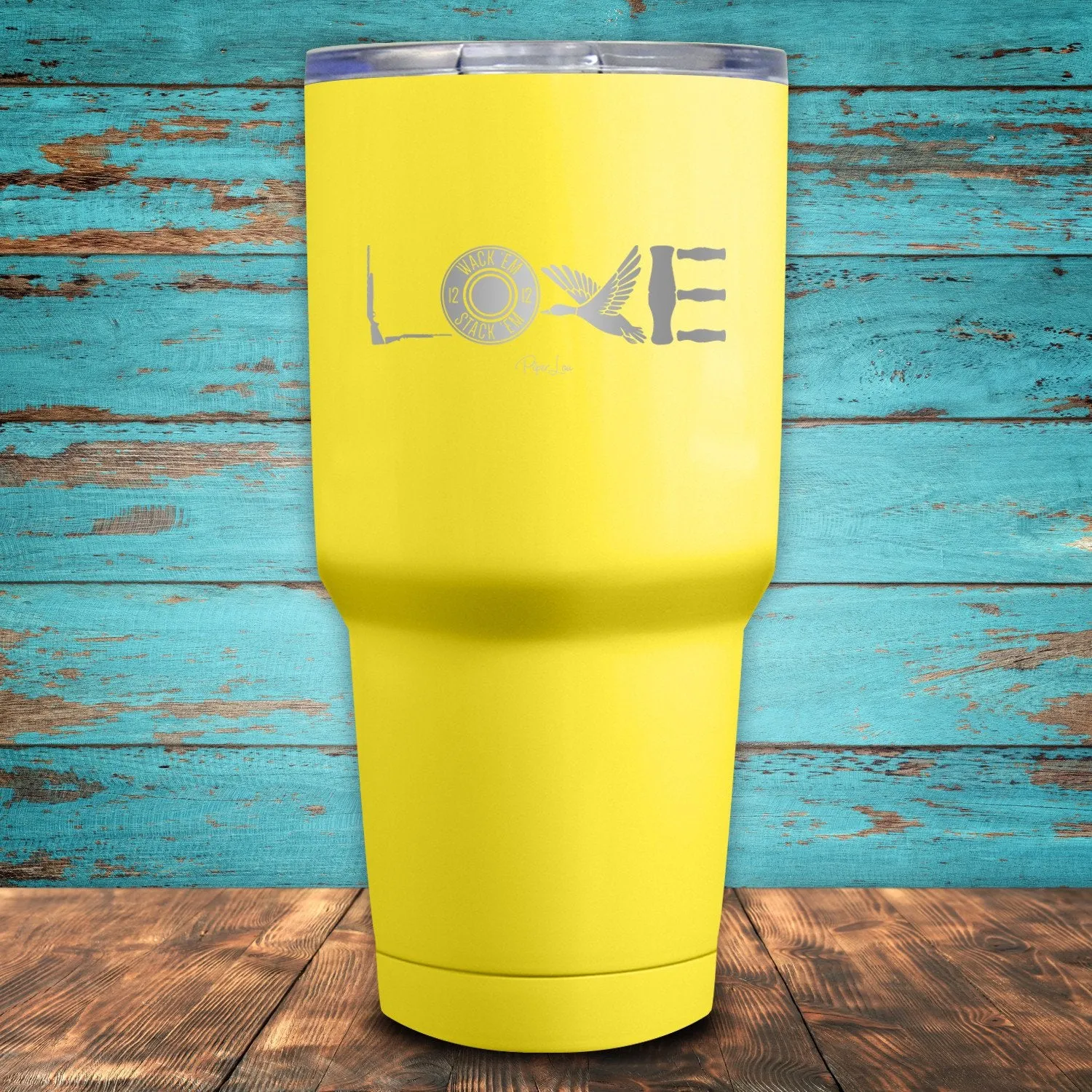 Duck Hunting Love Coated Drinkware