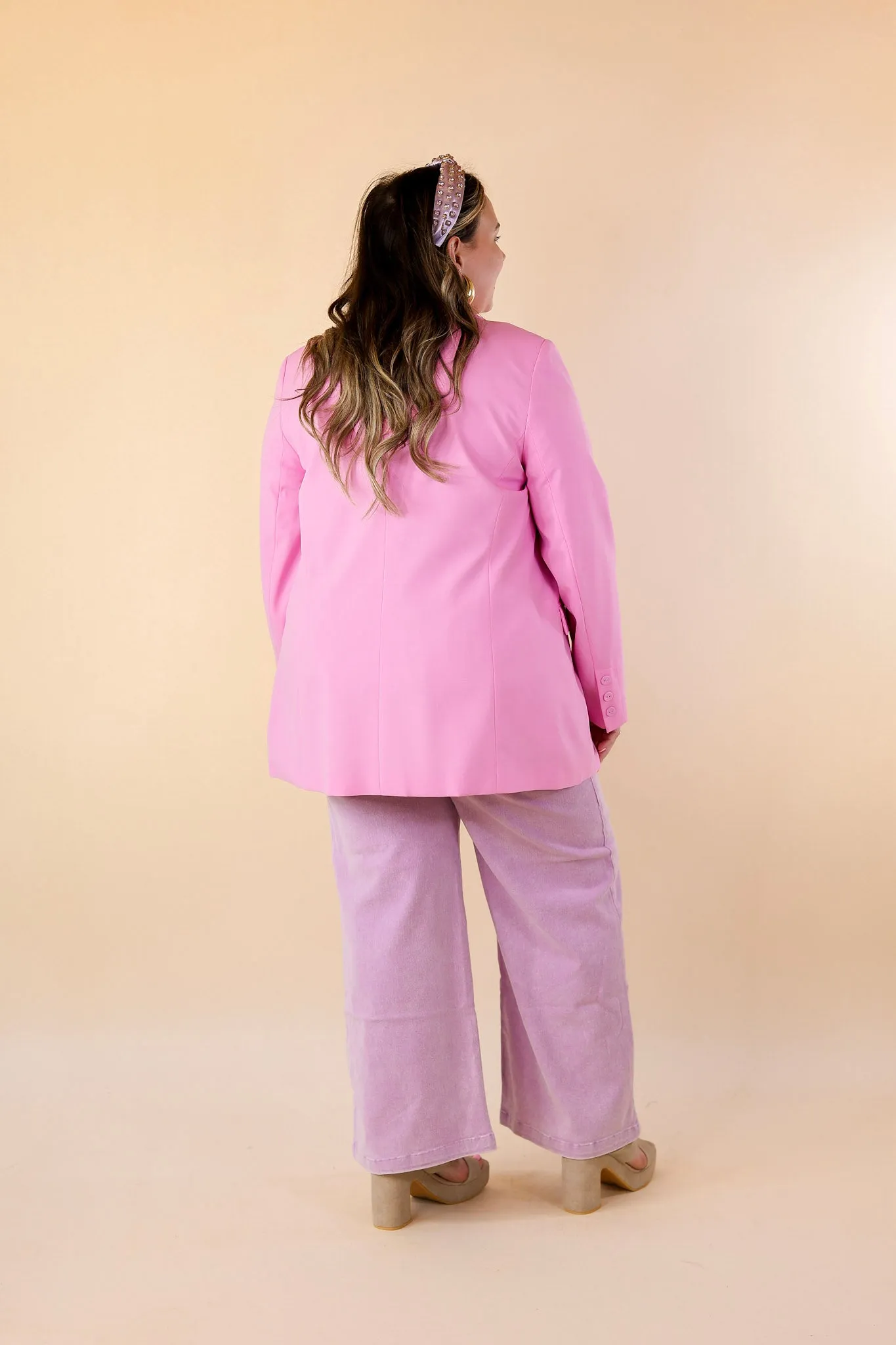 Emily McCarthy | Bristol Blazer in Bon Bon (Pink)