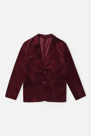 ENVER blazer eco corduroy wine