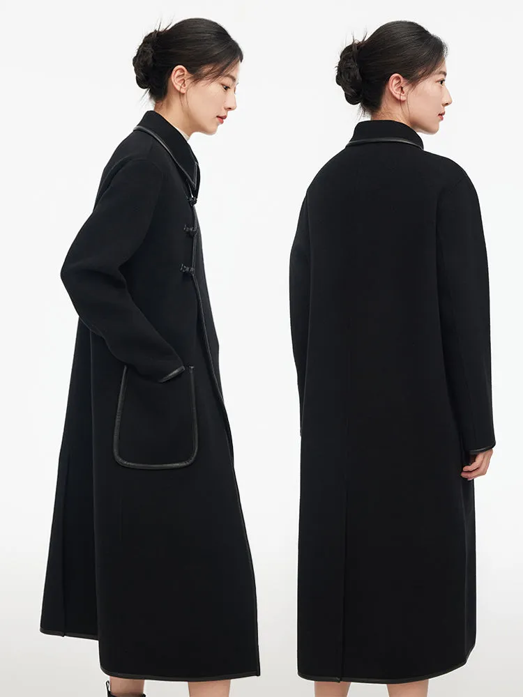 EP YAYING Neo-Chinese style Wool Coat