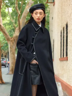 EP YAYING Neo-Chinese style Wool Coat