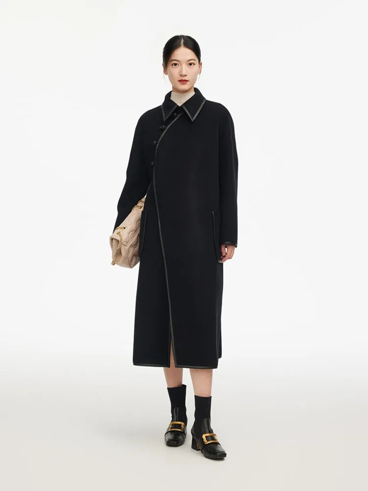 EP YAYING Neo-Chinese style Wool Coat