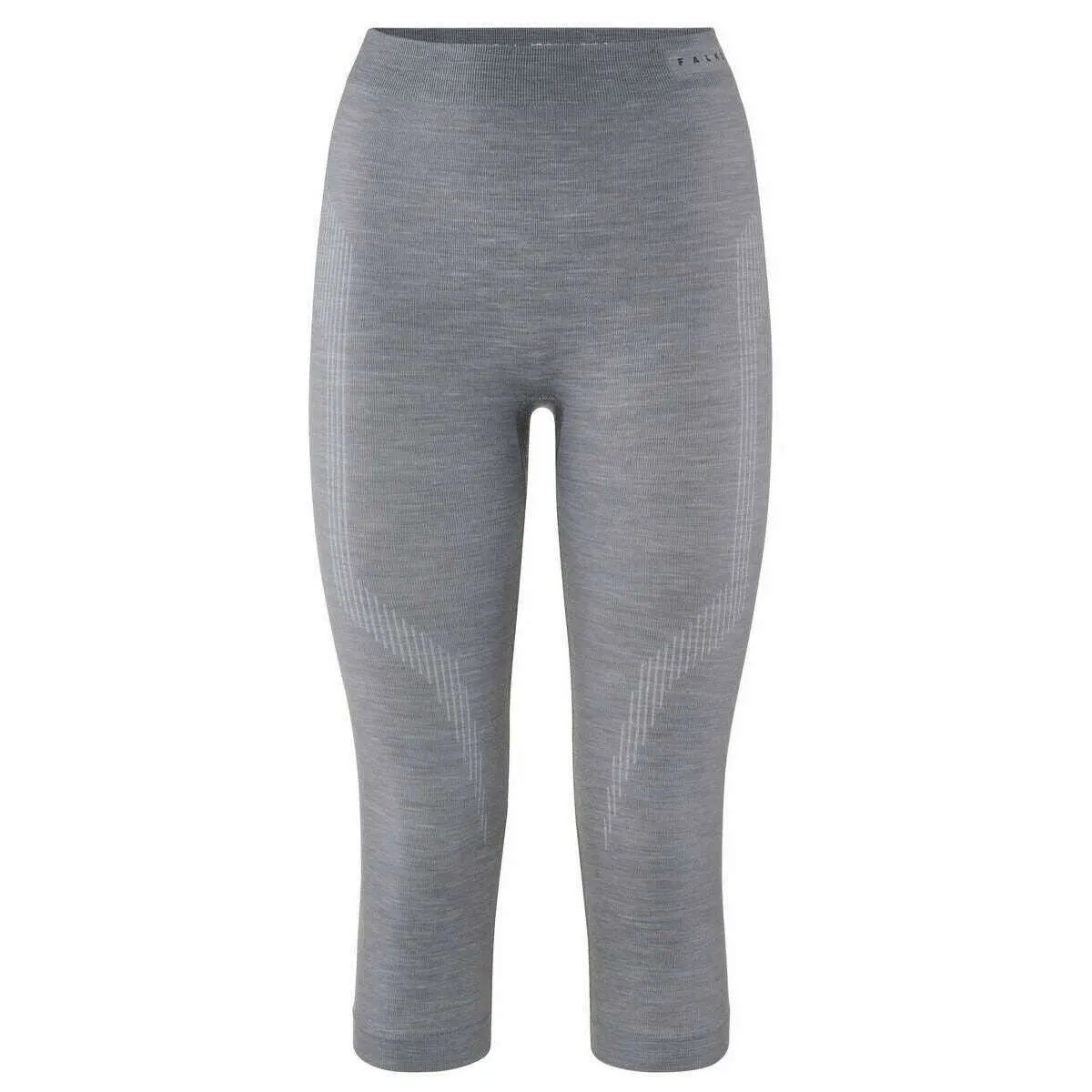 Falke 3/4 Wool Tech Tights - Grey Heather