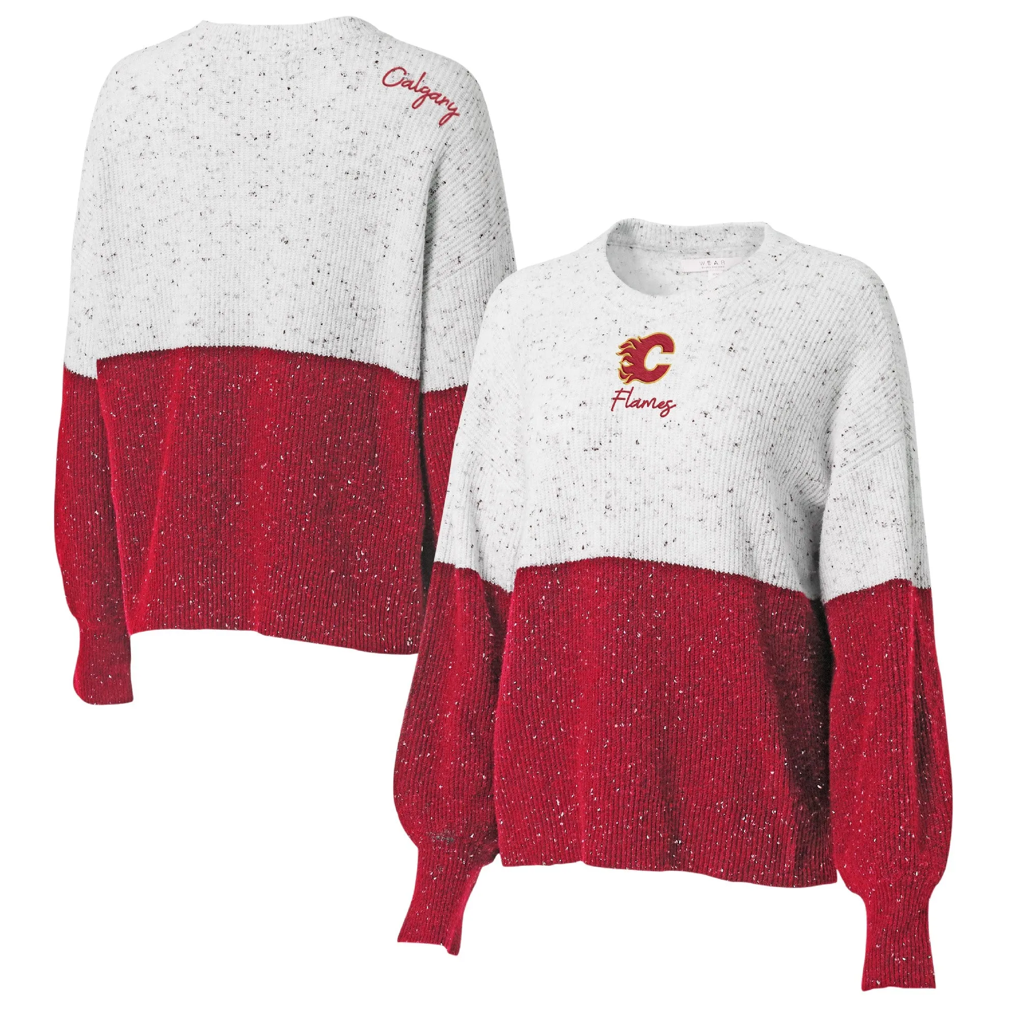 Flames Ladies wEAr Blocked Sweater