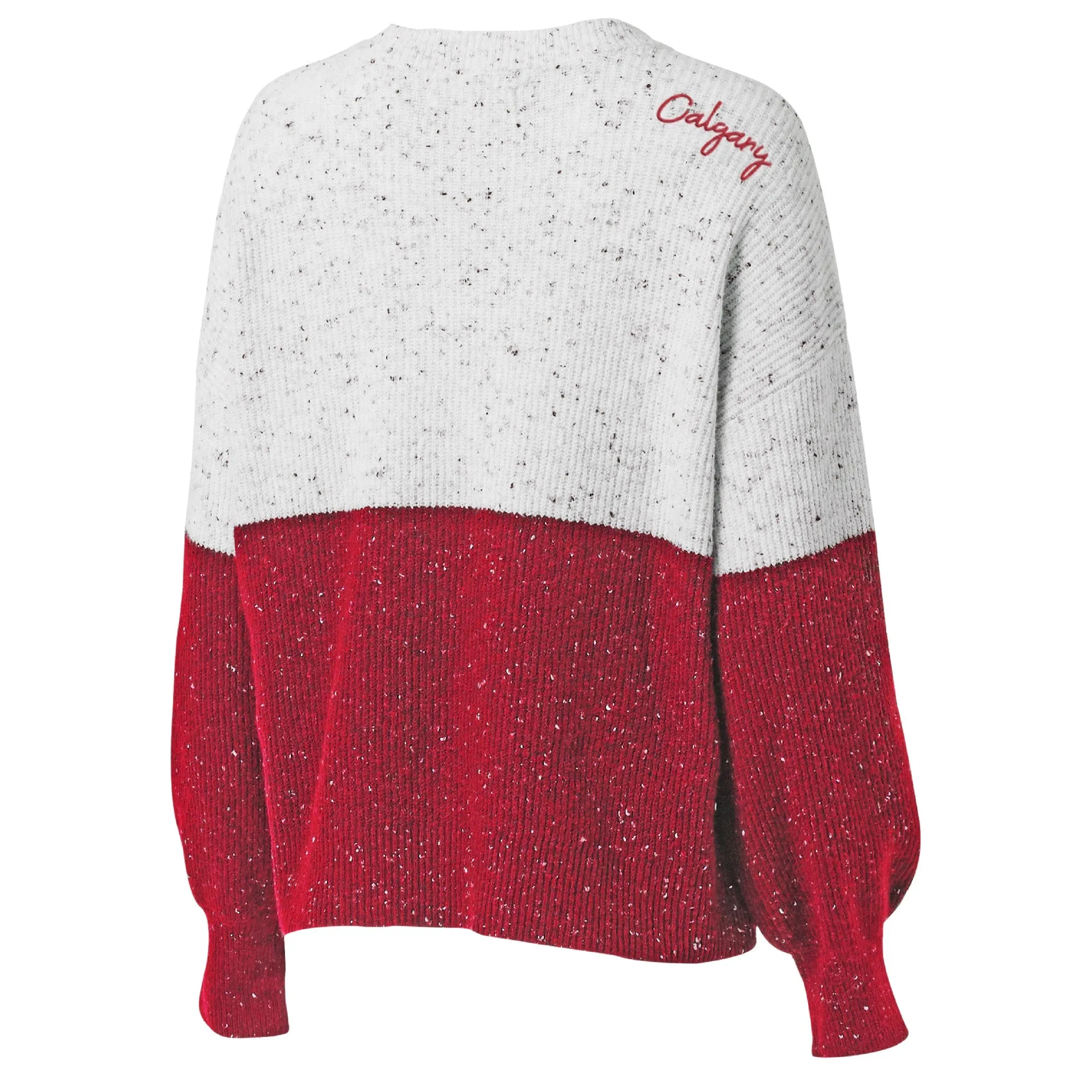 Flames Ladies wEAr Blocked Sweater