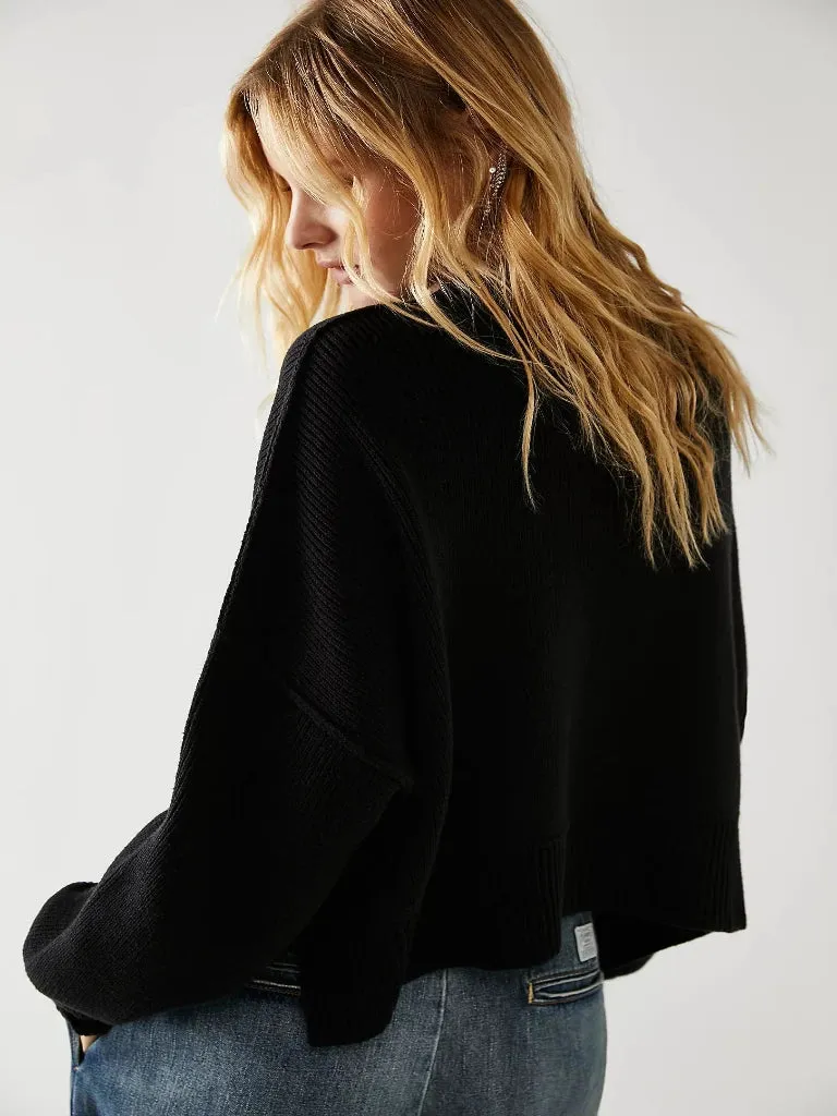 Free People Easy Street Crop Pullover