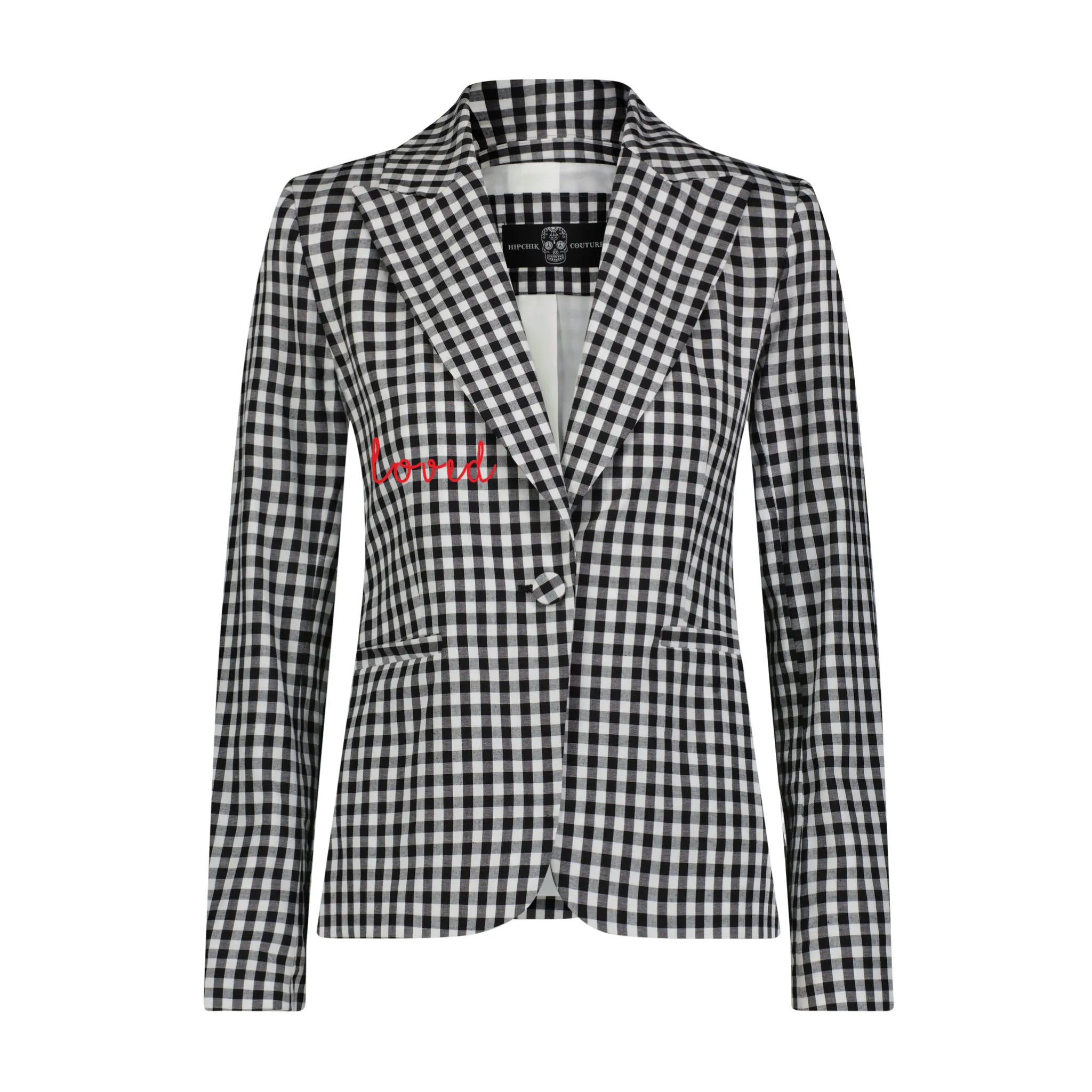 Gingham Loved Heart Blazer