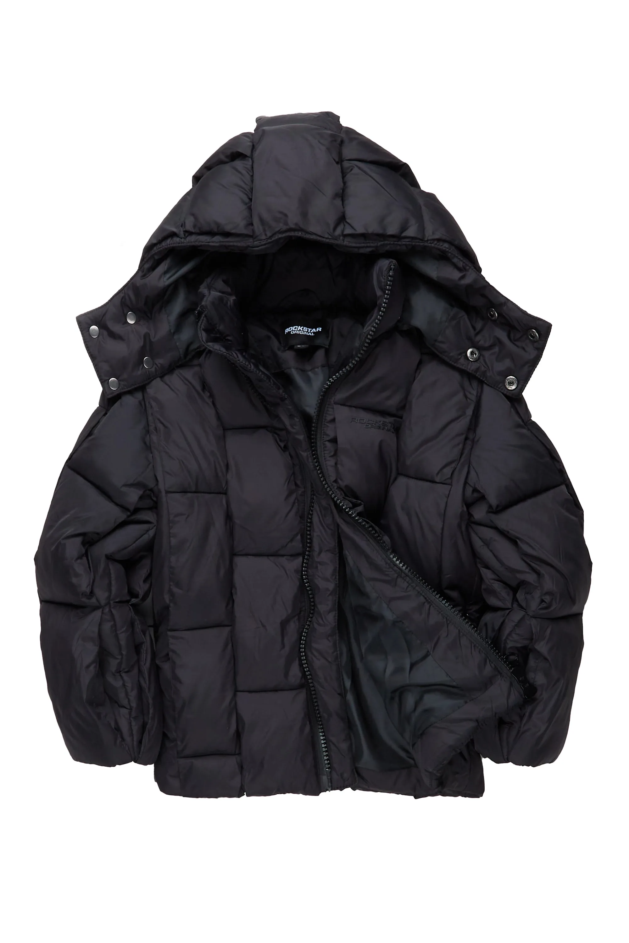 Girls Marlee Black Puffer Jacket