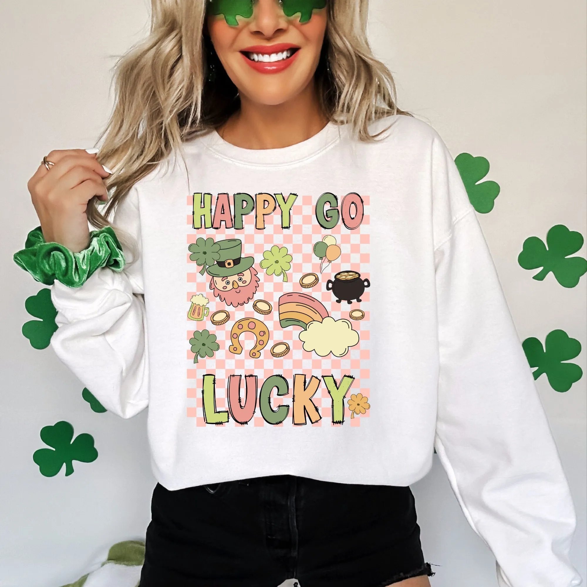 Happy Go Lucky Sweatshirt