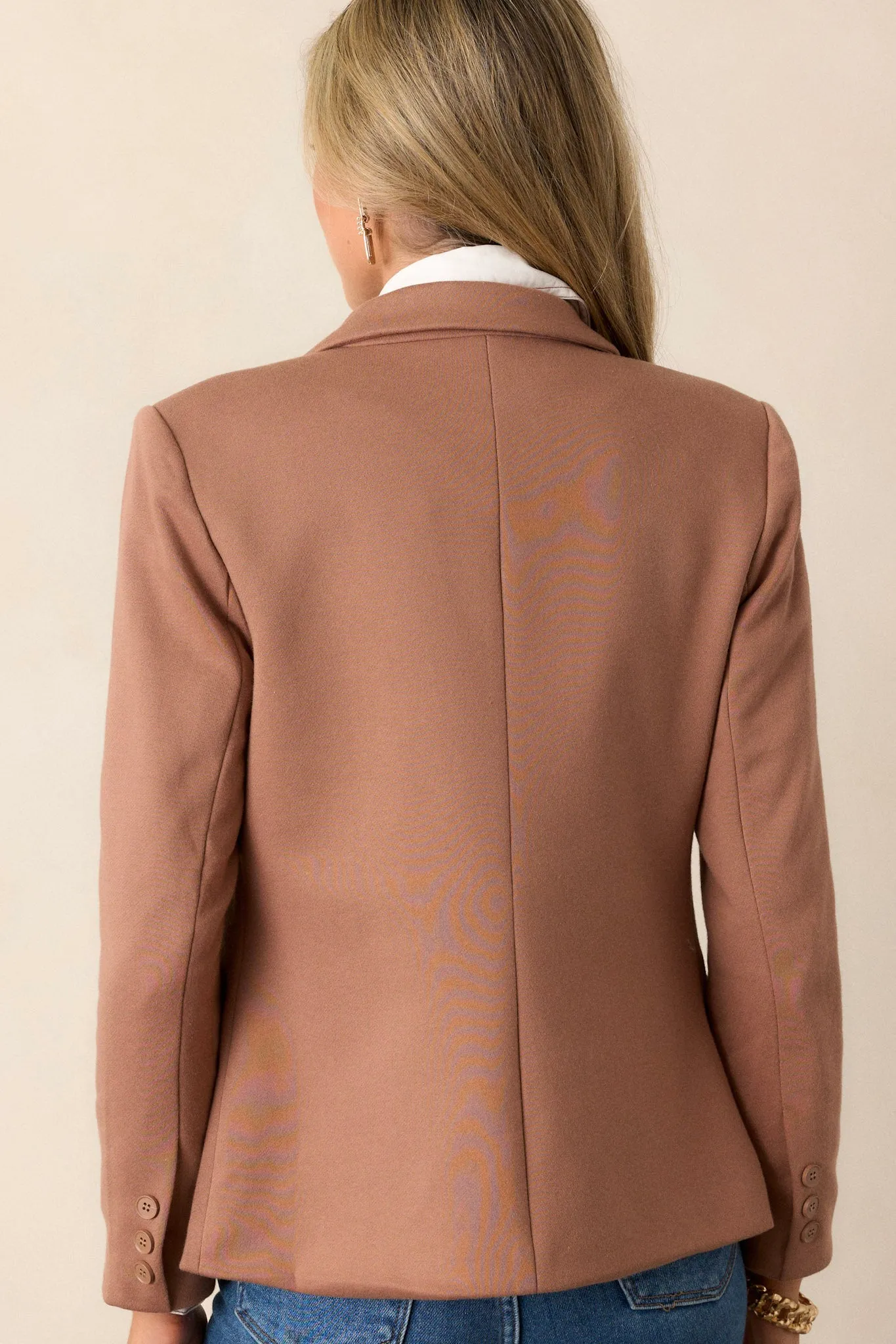 Hidden Reflections Tan Blazer