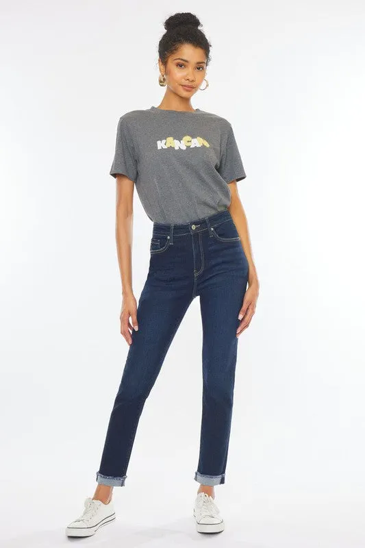 High Rise Cigarette Jeans