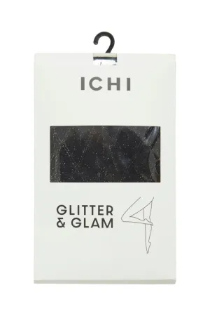 Ichi Emmy Tights-Black with Silver-20122341