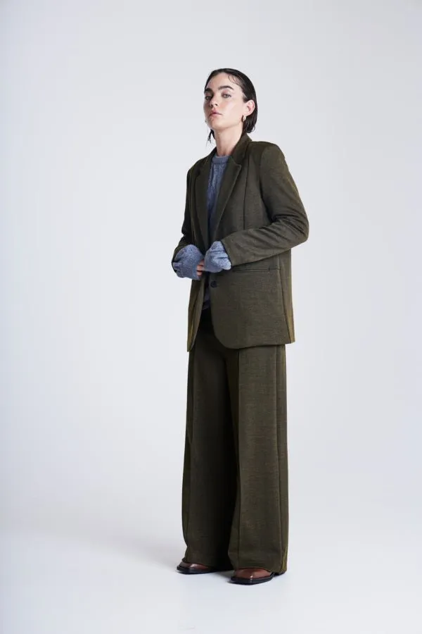 ICHI - IHKATE JACQUARD OVERSIZE BLAZER - 20121605