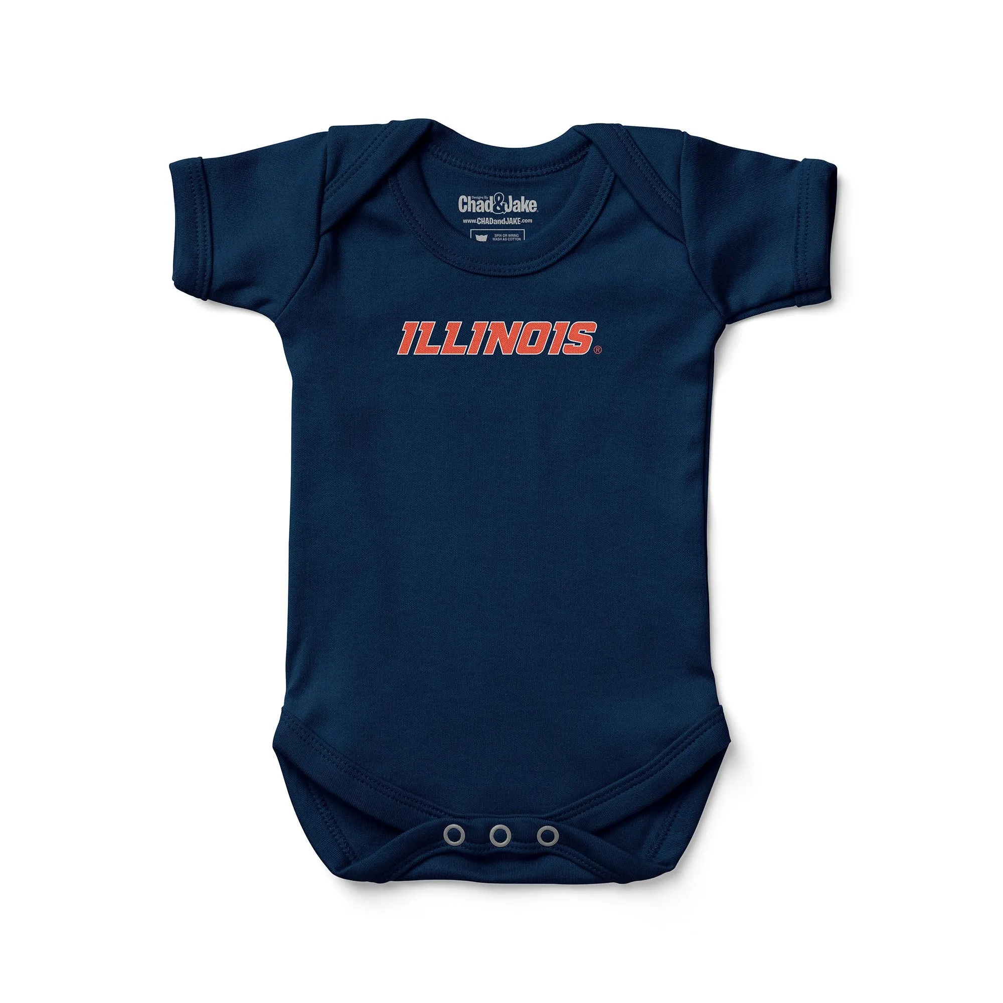 Illinois Fighting Illini Wordmark Bodysuit