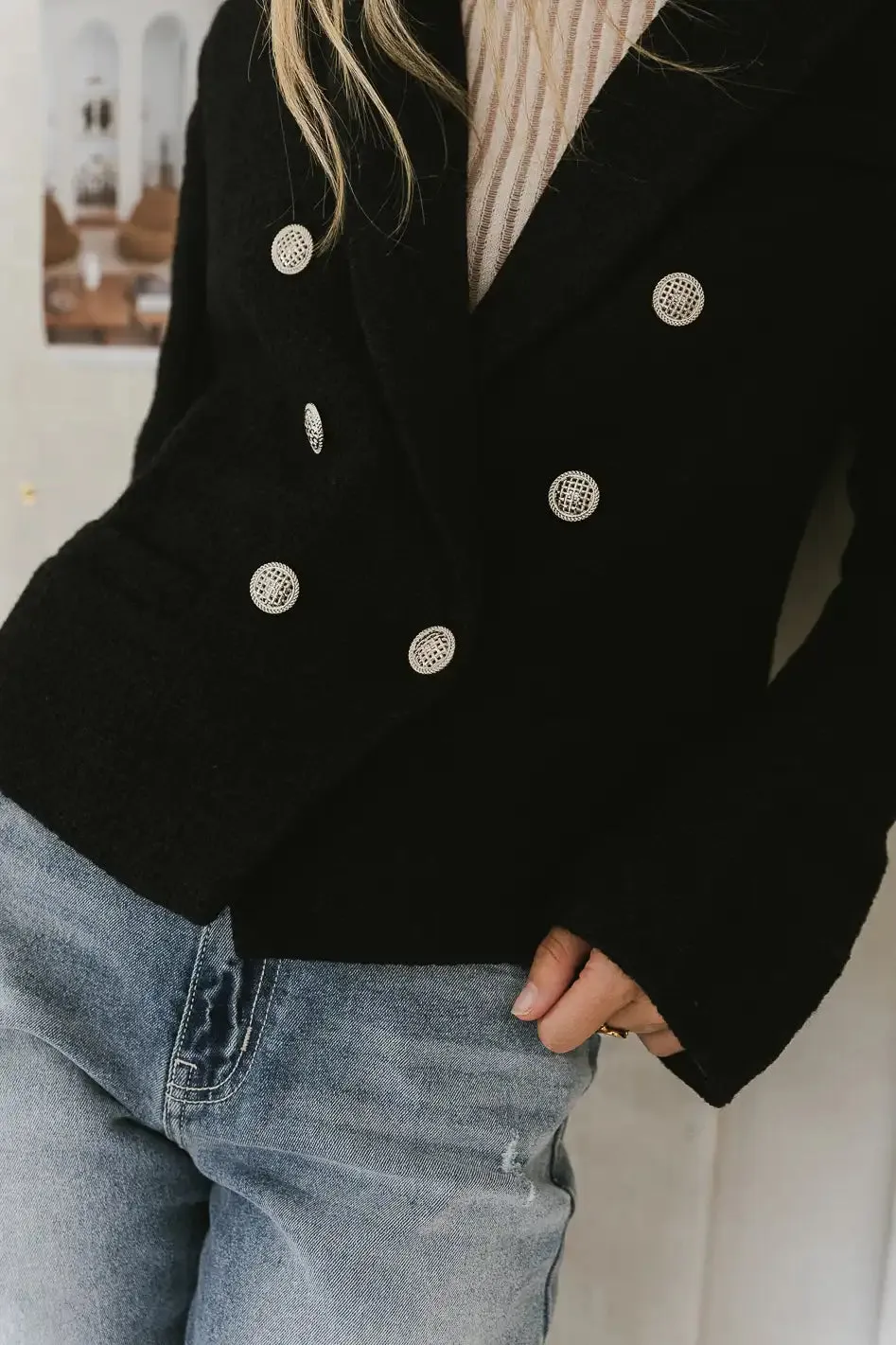 Isabella Blazer in Black - FINAL SALE