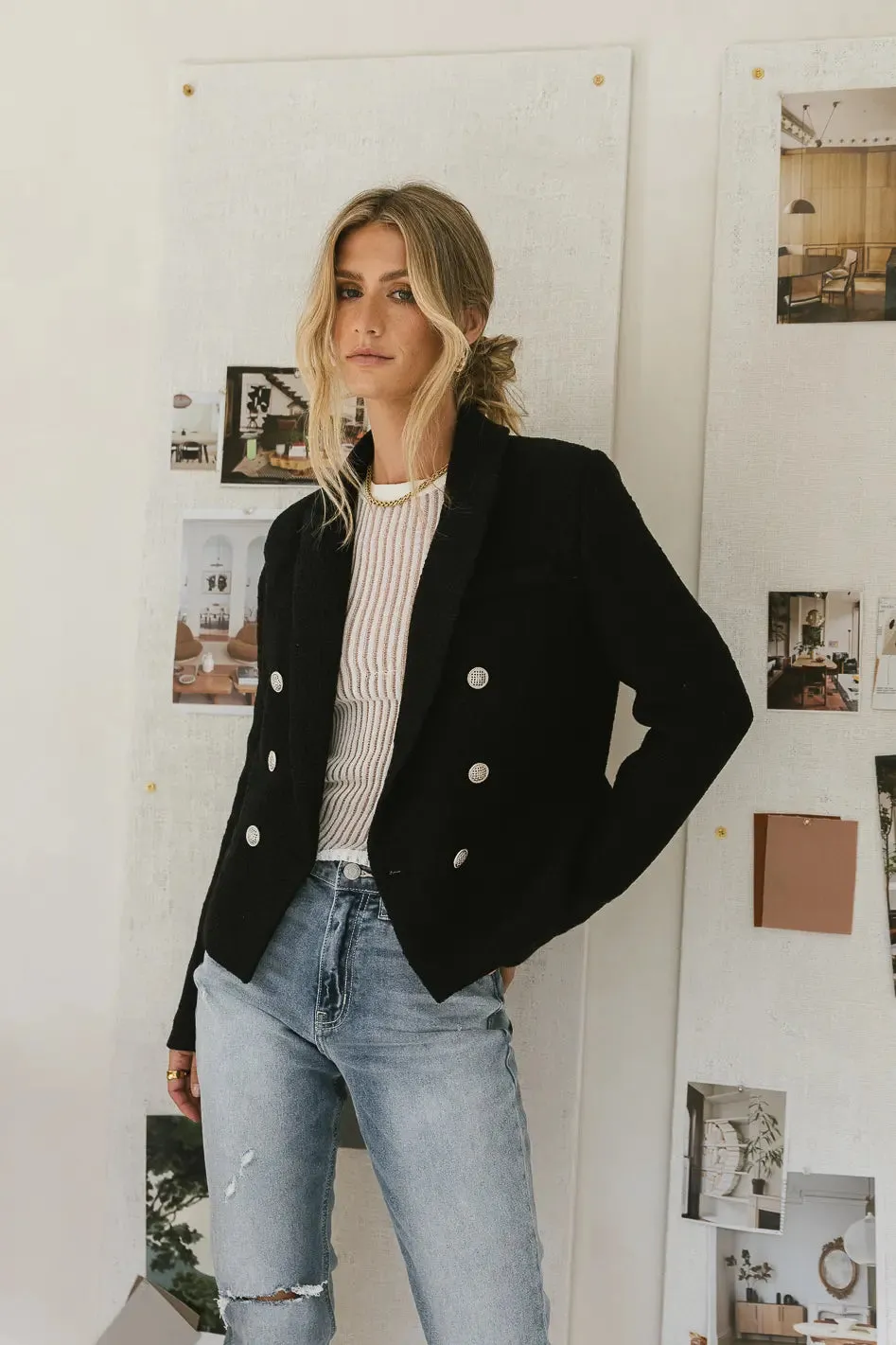 Isabella Blazer in Black - FINAL SALE